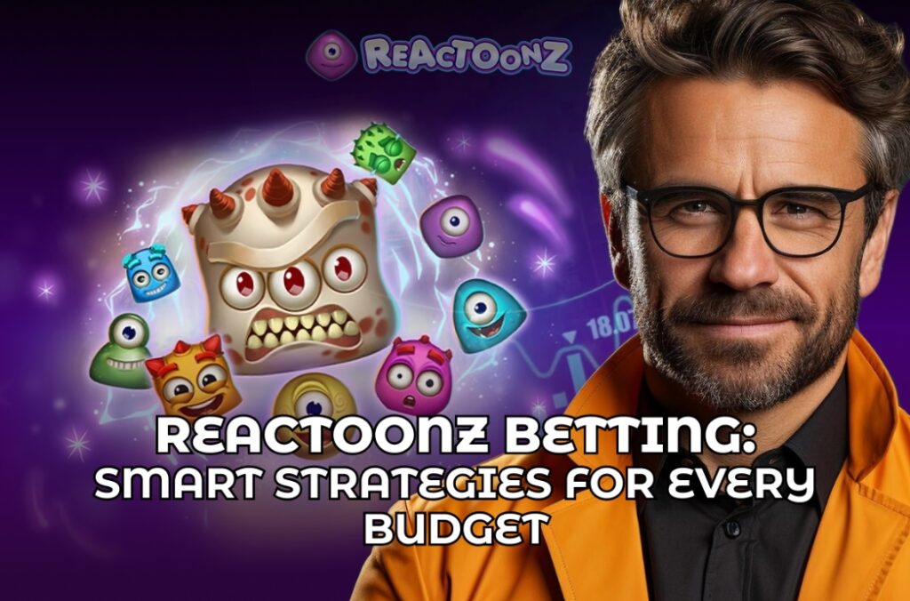 Visual representation of Reactoonz betting strategies tailored for different budget levels.